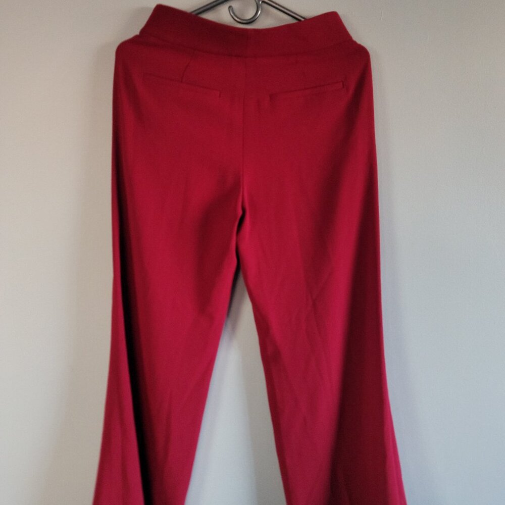 Alice + Olivia Size 2 Bordeaux Trousers Pleated